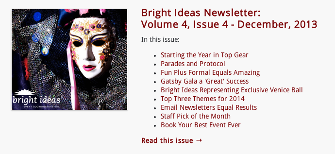 Bright Ideas newsletter